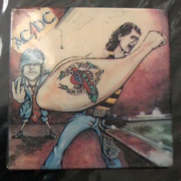 AC/DC '76 Apparel Pin Dirty Deeds Done Dirt Cheap Australian Album Cover - Picture 3 of 3